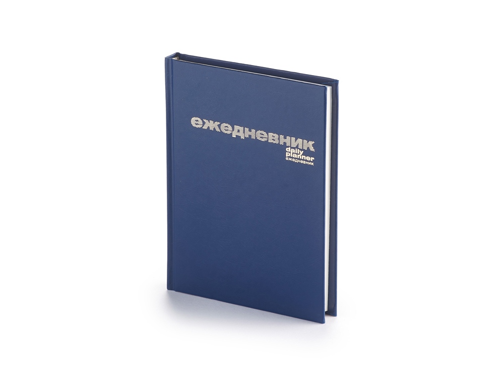 Ежедневник А6 недатированный Бумвинил, синий, A6