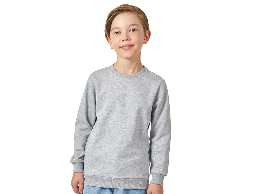 Свитшот Motion детская_6, серый меланж, 6