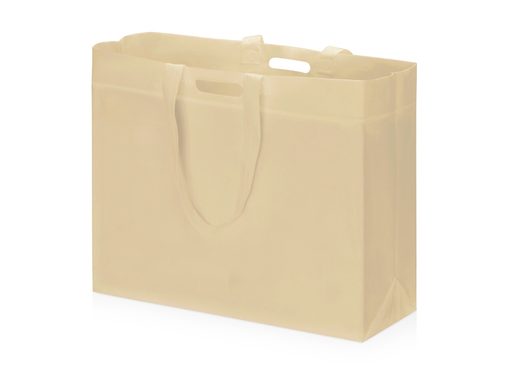 Сумка для покупок из спанбонда Scope, 455160380 с ручкой 550/30 мм, бежевый