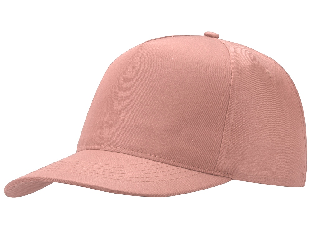Бейсболка Poly 5-ти панельная 120гр, лососевый, 56