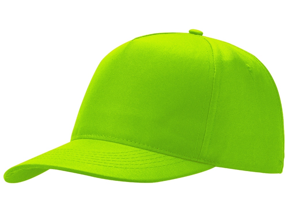 Бейсболка Poly 5-ти панельная 120 гр, зеленое яблоко, 56