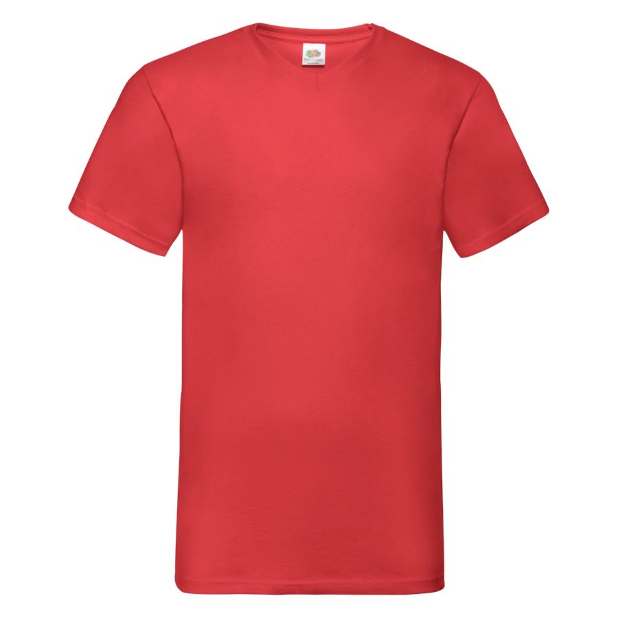 Футболка Valueweight V-Neck T, красный_XL, 100% х/б, 165г/м2