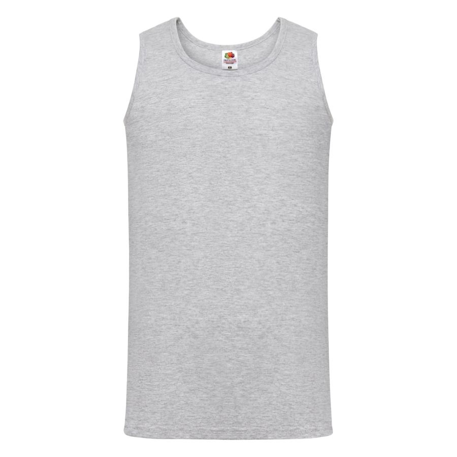 Майка мужская Athletic Vest, серый_S, 100% х/б, 160 г/м2