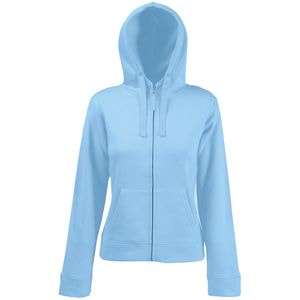 Толстовка Lady-Fit Hooded Sweat Jacket, небесно-голубой_M, 75% х/б, 25% п/э, 280 г/м2