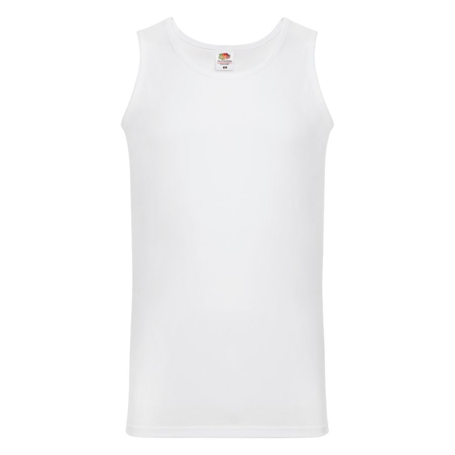 Майка мужская Athletic Vest, белый_L, 100% х/б, 160 г/м2