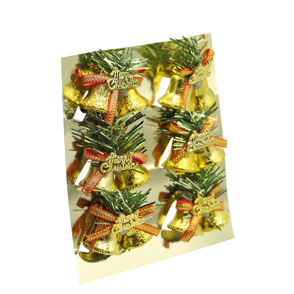 Набор пластиковых колокольчиков C Рождеством